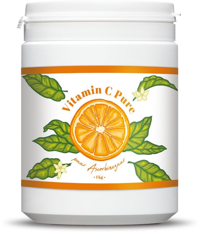 Kala Health Vitamine C Poeder – Puur L-Ascorbinezuur - 1 kg - Ter ondersteuning van het immuunsysteem