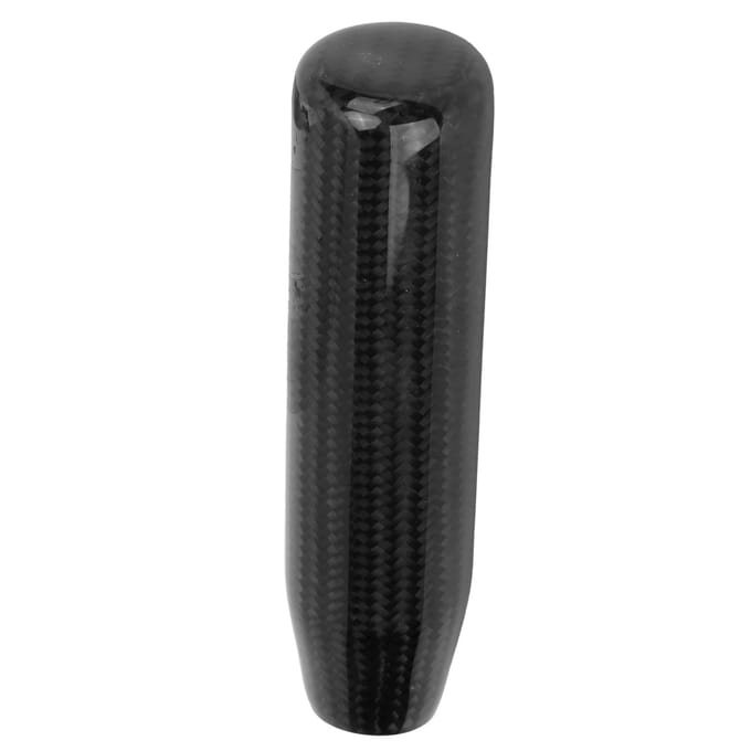Auto Versnellingspook Knop Koolstofvezel Auto Modificatie Onderhoud Universeel black