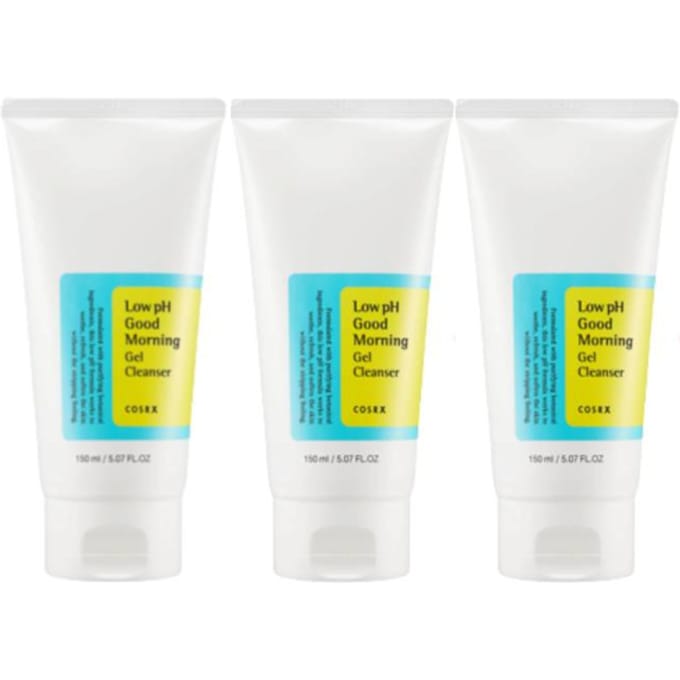 COSRX - Low pH Good Morning Gel Cleanser (3elk) Set