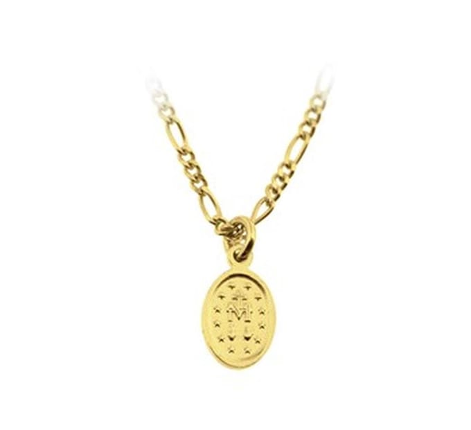 YO&NO - Ketting - Zilver verguld - Scapulier -  1,4 mm -  42 + 3 cm -  Zilver 925