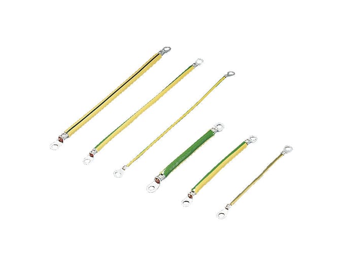 M6 Aarde Strap 200mm 10mm² Kabel Set - 2565100 [5 Stukken]