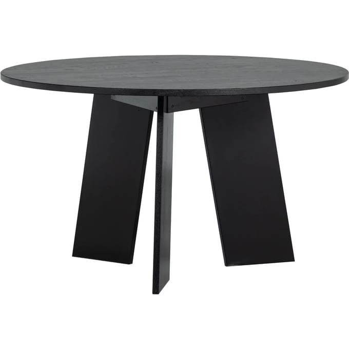 WOOOD Fries Eettafel - Eiken - Blacknight - 75x129x129