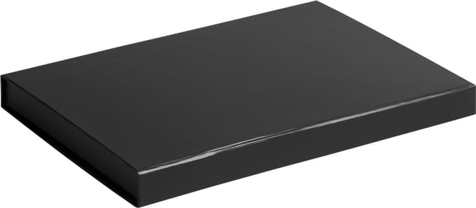 Geschenkdoos opbergdoos ZWART, 31x22x2,5cm (5 stuks)