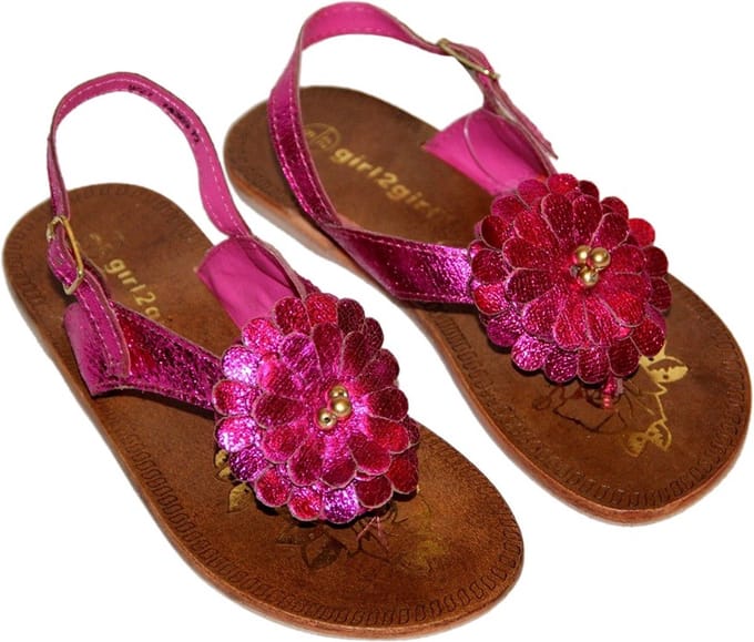 Roze glitter sandalen girl2girl 23 EU