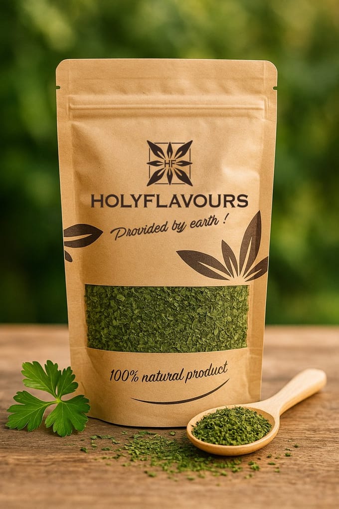Peterselie Gesneden Kiemarm - 100 gram - Holyflavours