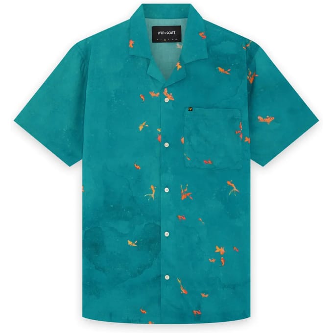 Goudvis Grafisch Resort Shirt