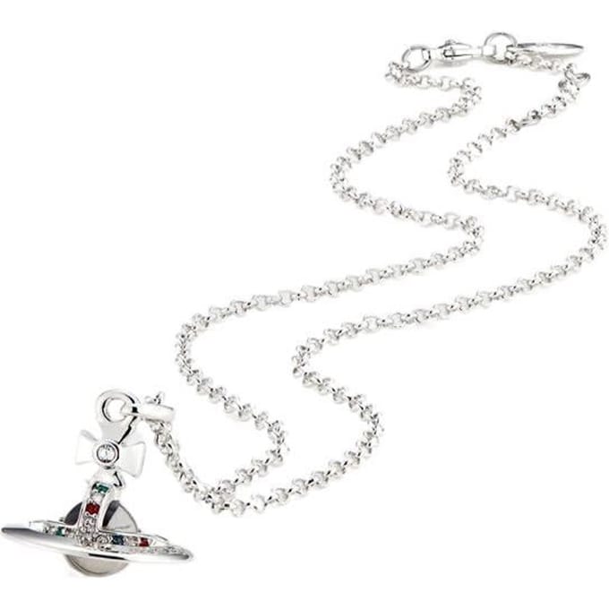 Collier avec pendentif Orb Vivienne Westwood 6302009702P019 Silver|F|Box white