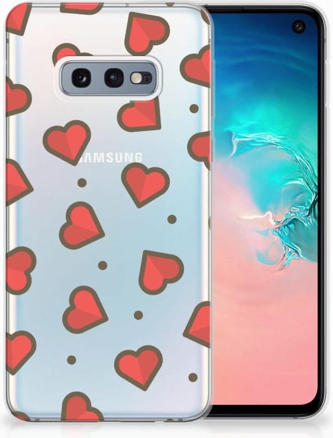 Samsung Galaxy S10e TPU bumper Hearts