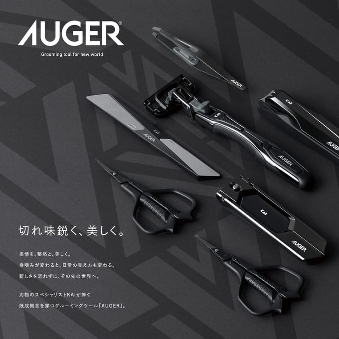 KAI - AUGER System Razor Combo Pack Body & 6 Blade 1 Set