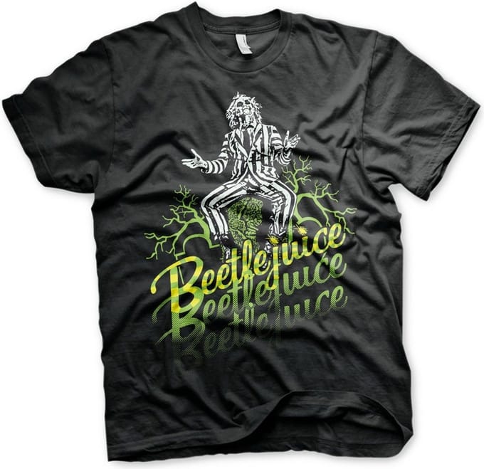 Beetlejuice Unisex Tshirt -4XL- Beetlejuice Zwart