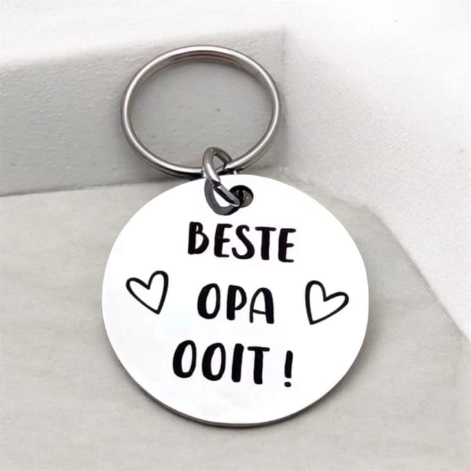 Sleutelhanger Beste Opa Ooit ( 5 x 3 cm )