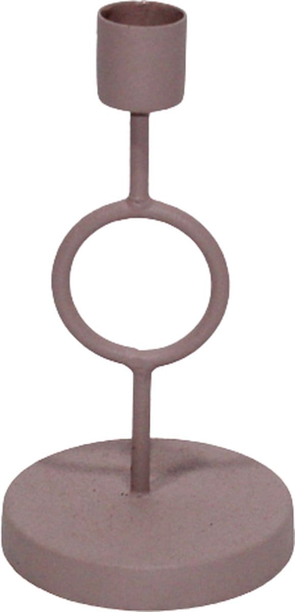 Kandelaar - Branded by - kandelaar Ferru lila - 14 cm hoog