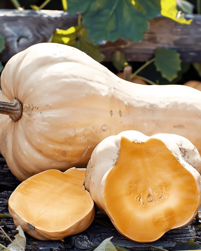 Pompoen Waltham Butternut Zaden Cucurbita Moschata Eenjarig Rankend