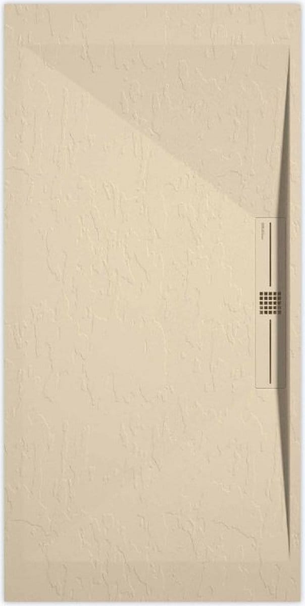 Sanifun douchebak Stone Side Cream Slate 900 x 700 P