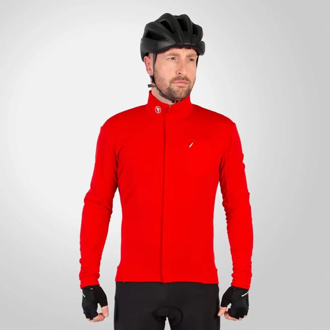 Endura Xtract Roubaix Trui Met Lange Mouwen Rood S Man