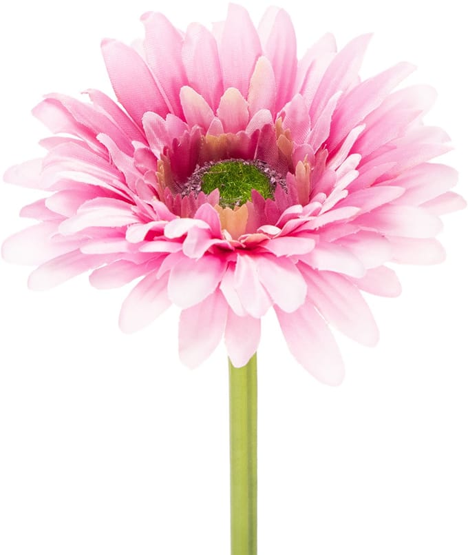 Kunstmatige gerbera's voor in de tuin, roze, 47 cm, 6 stuks, 6 Stück