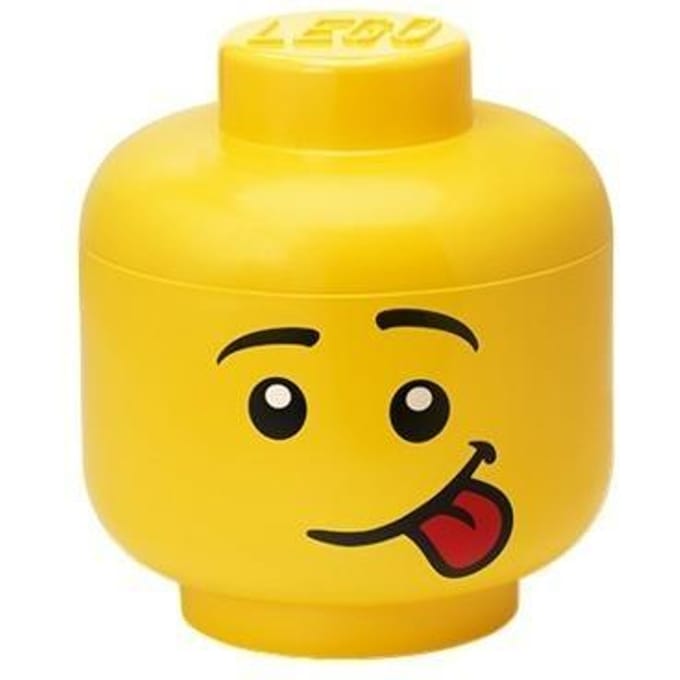 Lego - Opbergbox Hoofd Silly Mini - Polypropyleen - Geel