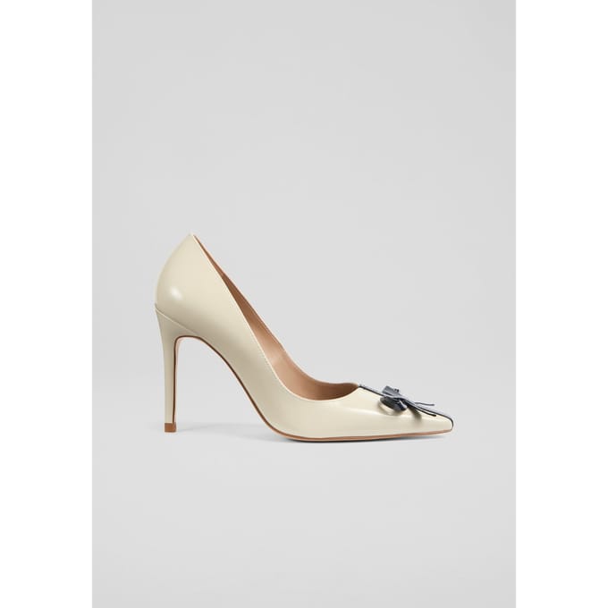 LK Bennett Kittie Closed Courts Ecru Taglia: 41 | Tacchi Alti Outlet | Donna | Marrone