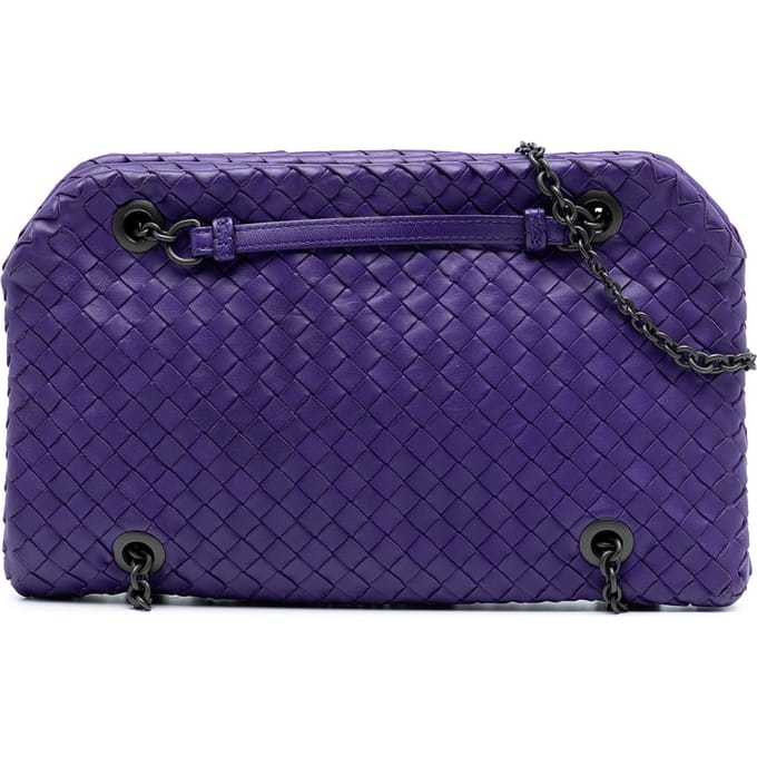Tweedehands Nappa Intrecciato Duo Schoudertas