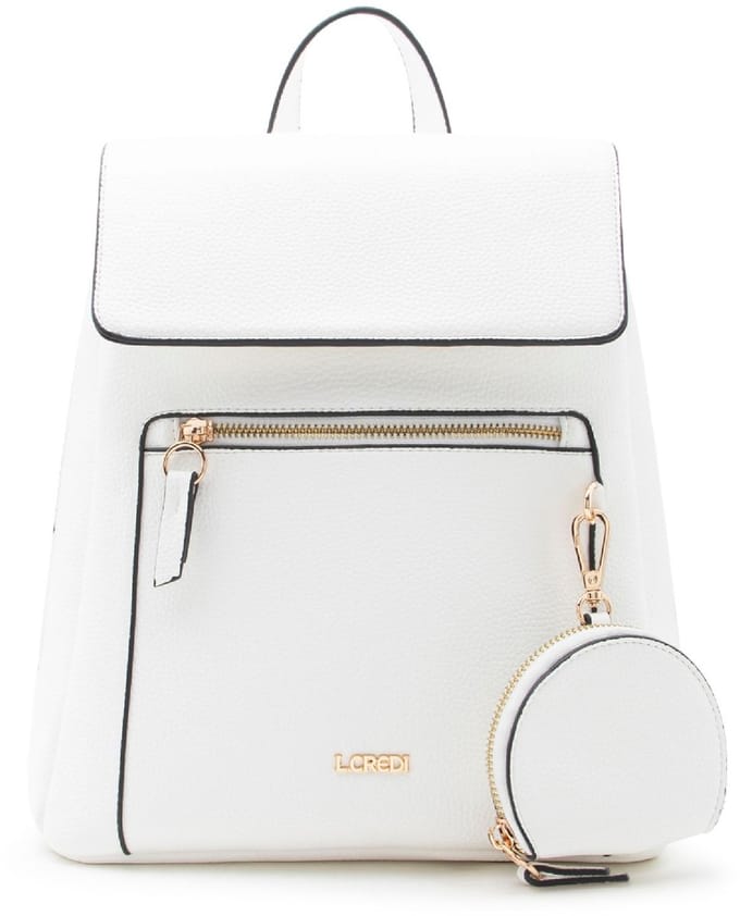 L.CREDI rugzak Ninina Backpack White wit
