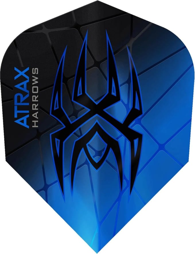 Dart Flights Blauw No.6 – Set van 3 Unieke Dartpijlen Vleugels