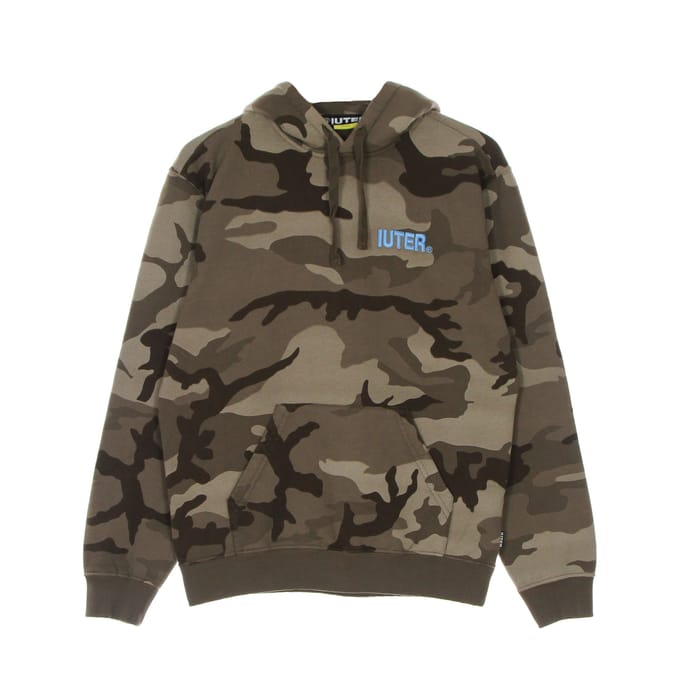 Herenhoodie Divided Camo Hoodie Bruin