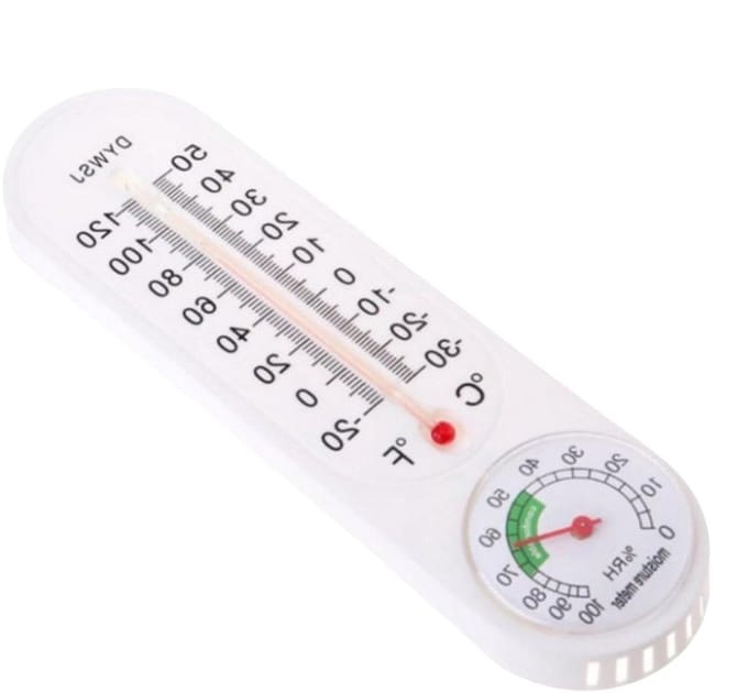 Buitenthermometer - Weermeter Tuin - Planten Groei Monitoren - Draadloos Batterijloos - 264 cm - Wit