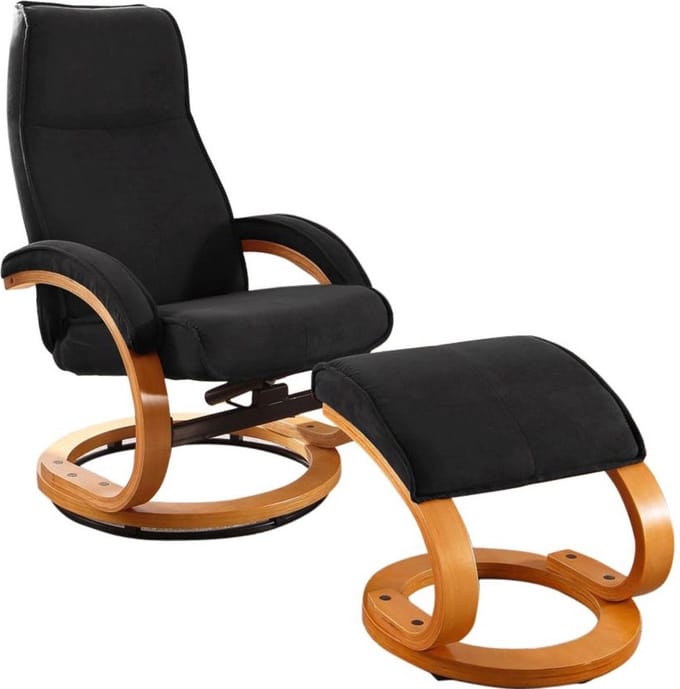 Paris-Fauteuil & Kruk - Zwart