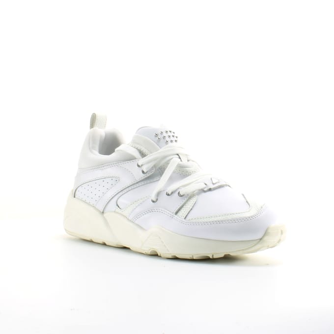 Puma Blaze Of Glory Decor Wit Leer Dames Veterschoenen 360532 01
