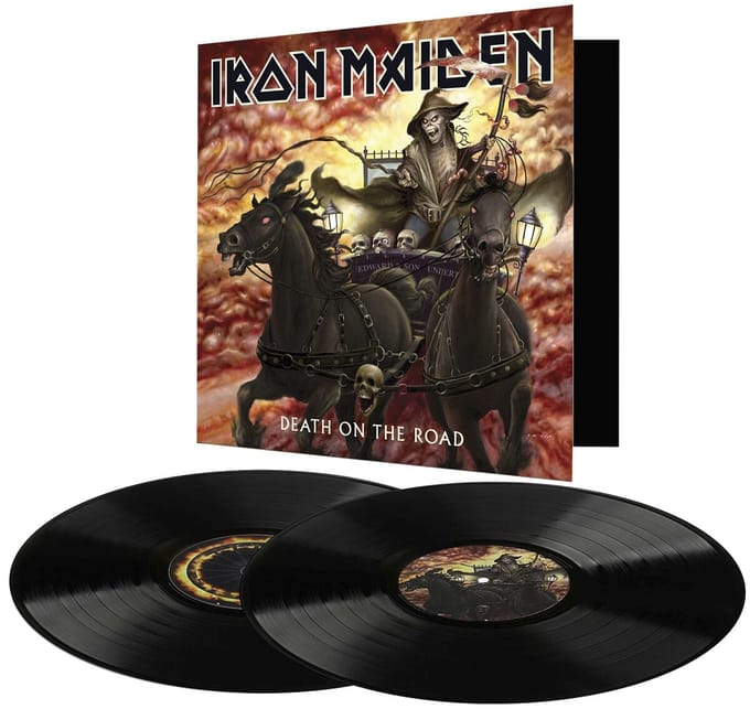 Iron Maiden LP - Death on the road - voor Geen - standaard
