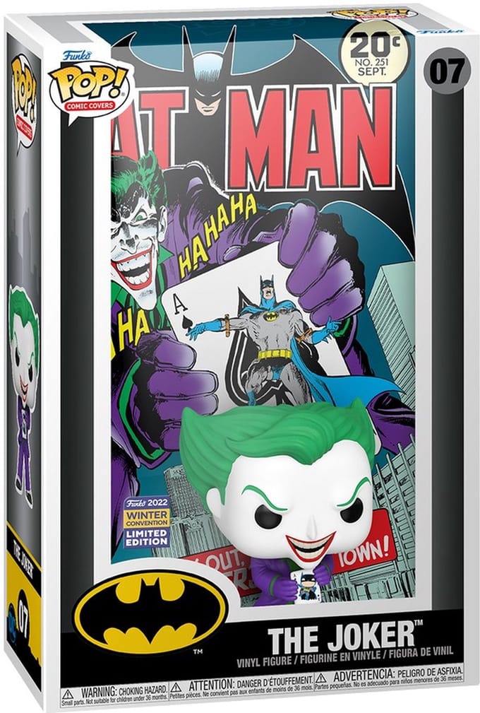 Funko Batman - POP! Comic Cover Joker - Back in Town 9 cm Verzamelfiguur - Multicolours