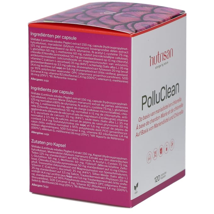 Nutrisan PolluClean 120 Capsules
