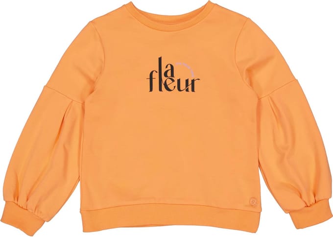 Quapi - Meisjes sweater - Soft Orange - Maat 146/152