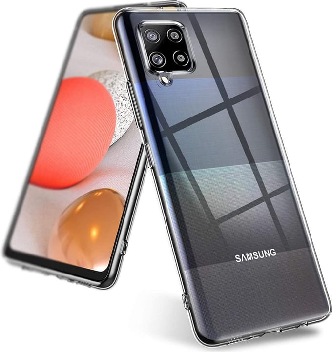 Soft Backcover Hoesje Geschikt voor: Samsung Galaxy A42 5G - Silicone - Transparant
