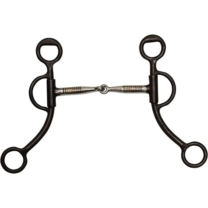 Mors western snaffle voor paard in roestvrij staal Pool's