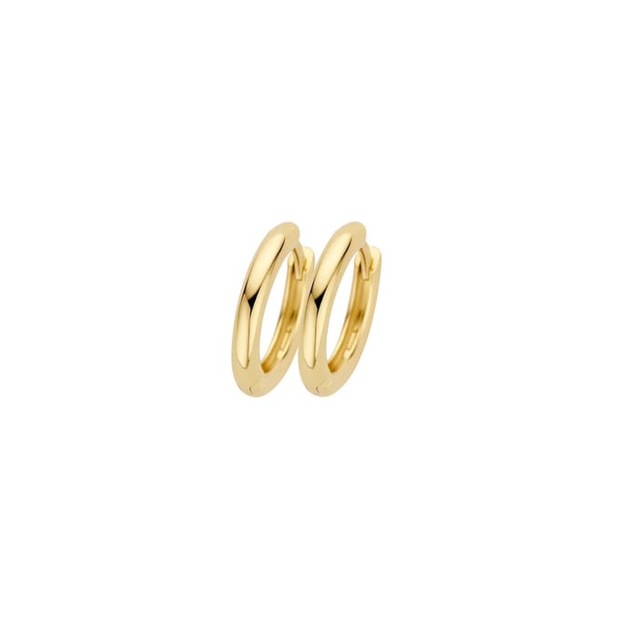 Blush Oorbellen 7317YGO Oorringen 14k Geelgoud Glad