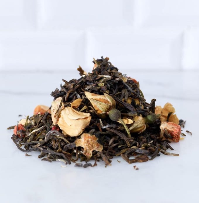Strawberry Roses – Groene Thee | Rozen & Aardbei | 90g Losse Thee