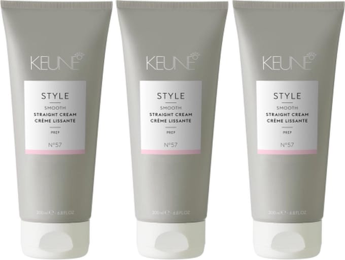 Keune Style - Smooth - Straight Cream - Haarcrème - 3 x 200 ml