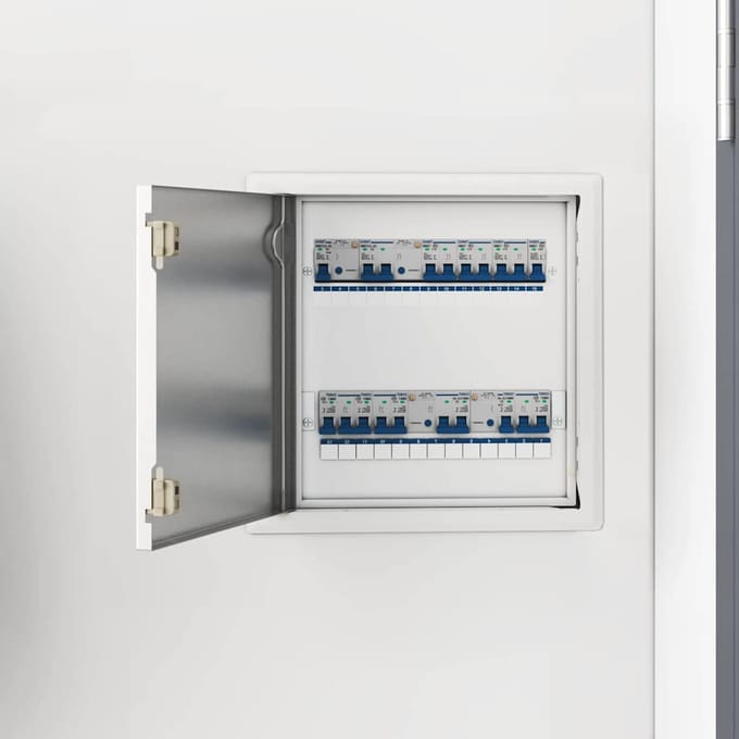 vidaXL - Access - Panel - Wit - 33,5 - x - 33,5 - x - 3 - cm - Staal