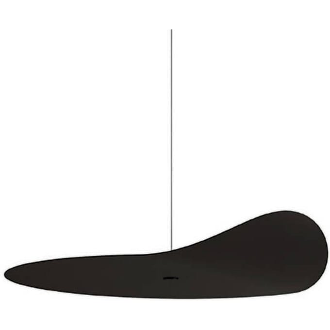 kdln decoratie-element Flow Leaf, zwart, Ø 35 cm, hangend