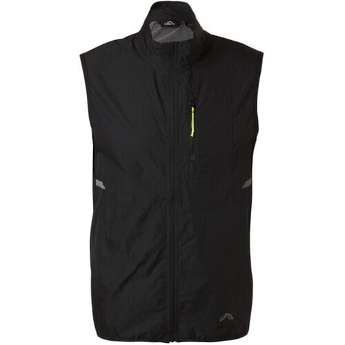 CRIVIT Heren sportbodywarmer (Zwart, L)