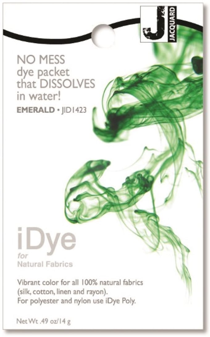 Jacquard iDye Natural textielverf Smaragdgroen 14 g