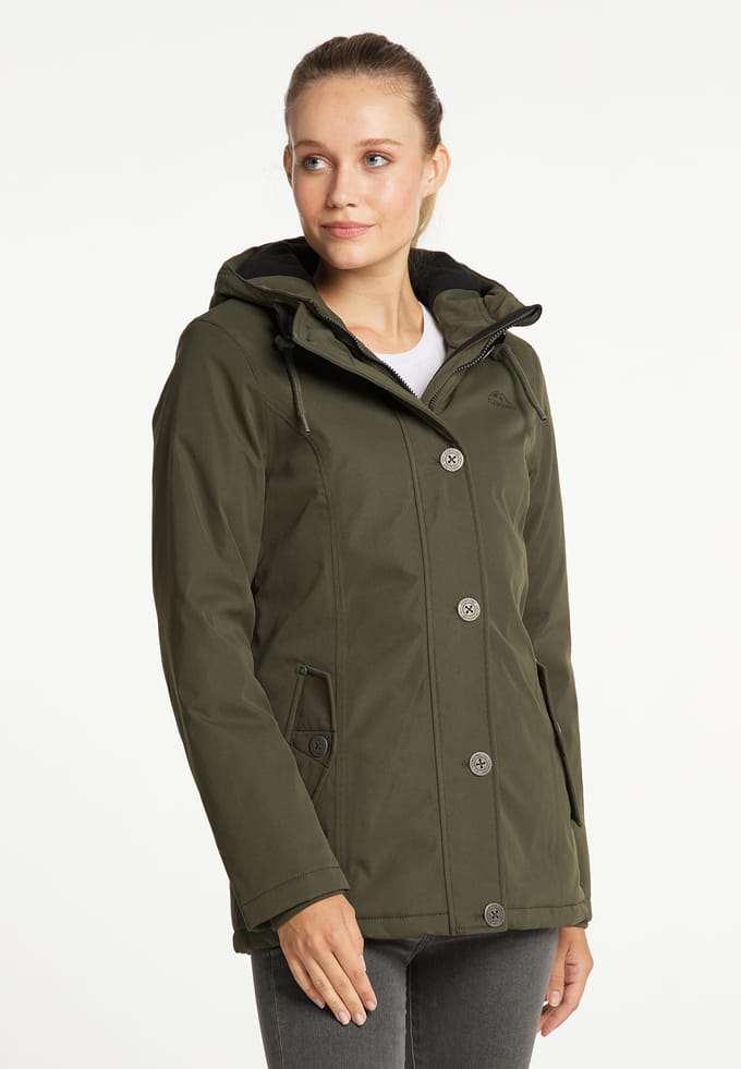 ICEBOUND Serie clima Igloo winterjas Dames olijf