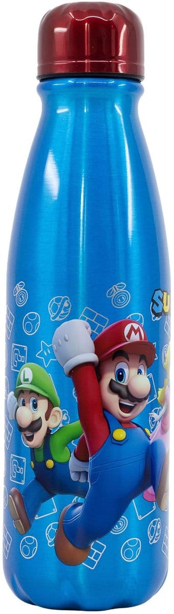 Aluminium Super Mario drinkfles / drinkbeker - 600 ml