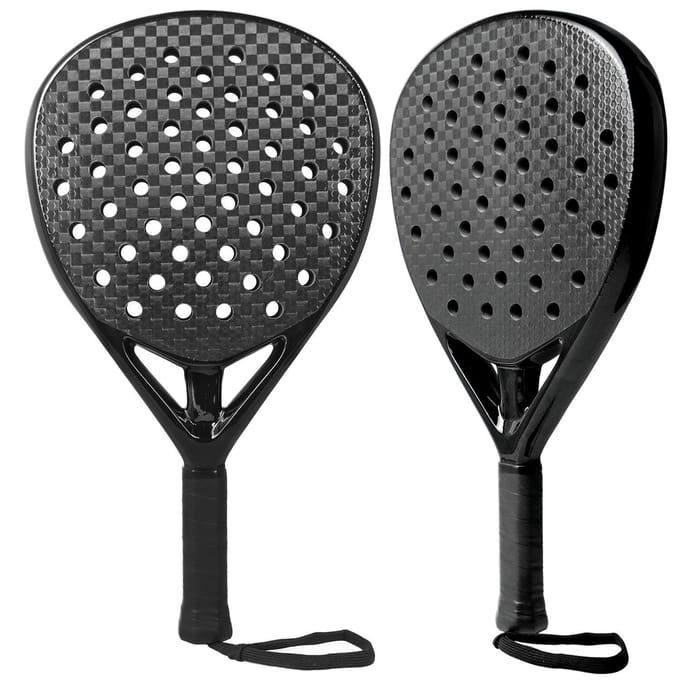 AMASPORT Plate Tennisracket Volledig Carbon Diamant P68 Racket gray