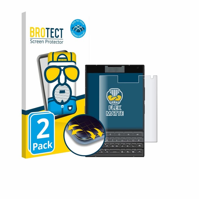 BROTECT - Screenprotector voor Unihertz Titan 2 - Folie Beschermfolie matte volledig dekking 2 Stuks