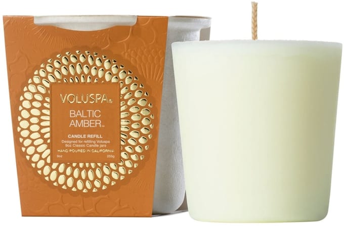 Voluspa Geurkaars Japonica Collection Baltic Amber Candle Refill 255gr