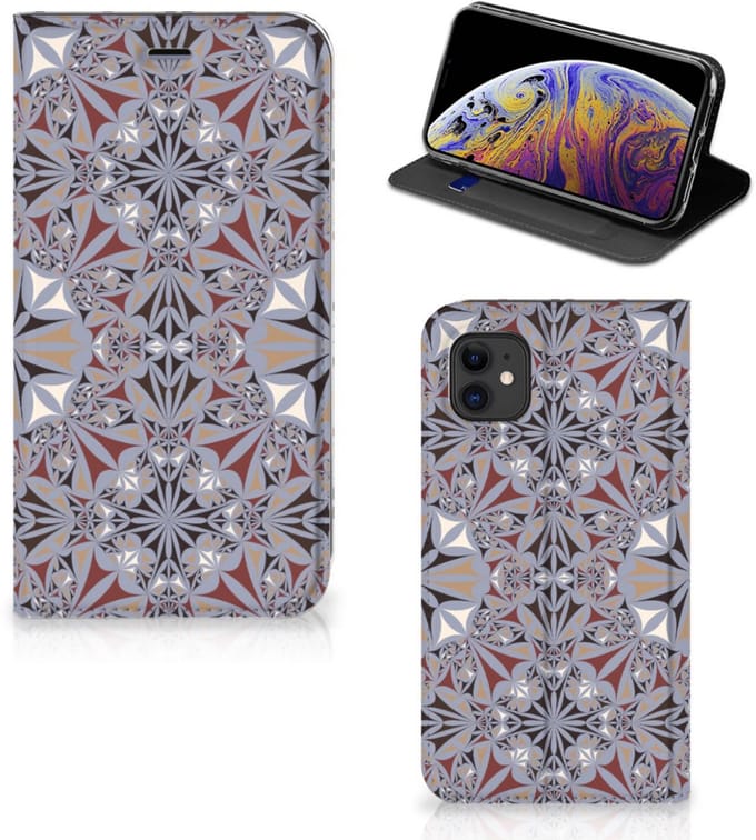 Apple iPhone 11 Standcase Flower Tiles
