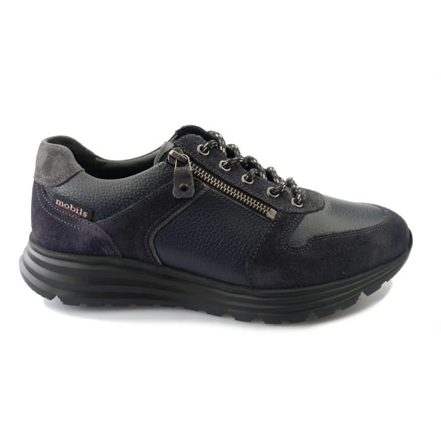 Mephisto Mobils Brayan - heren sneaker - Blauw - maat 40 (EU) 6.5 (UK)