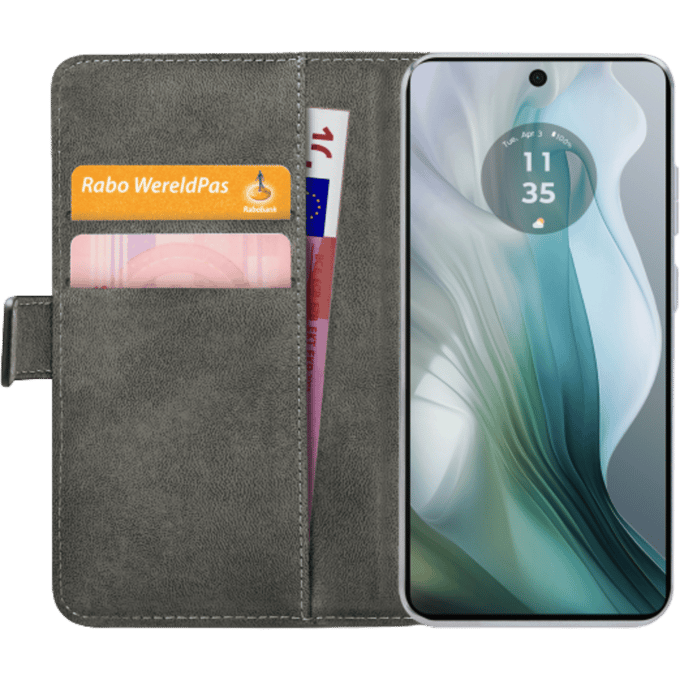 Mobilize Motorola Moto E14 Portemonnee Hoesje Zwart